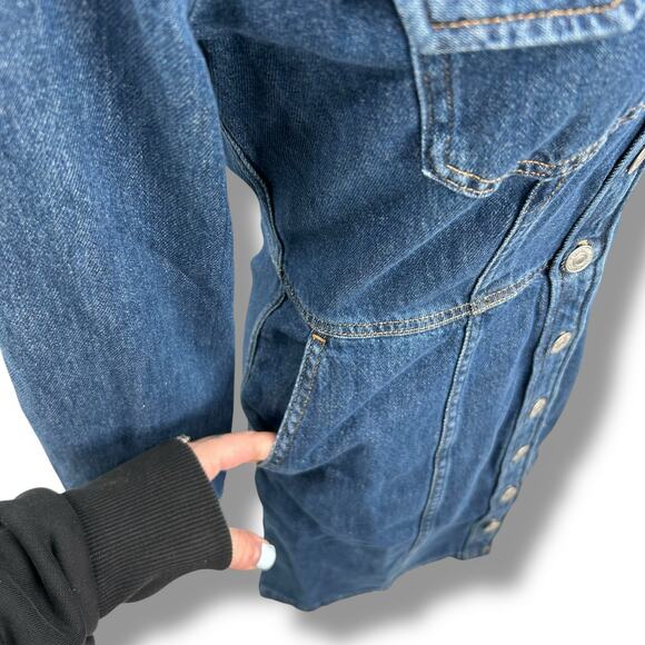 NEW Levi's Denim Dress Size XS Cotton Denim Button Front Collared Shirt Dress - Picture 8 of 11